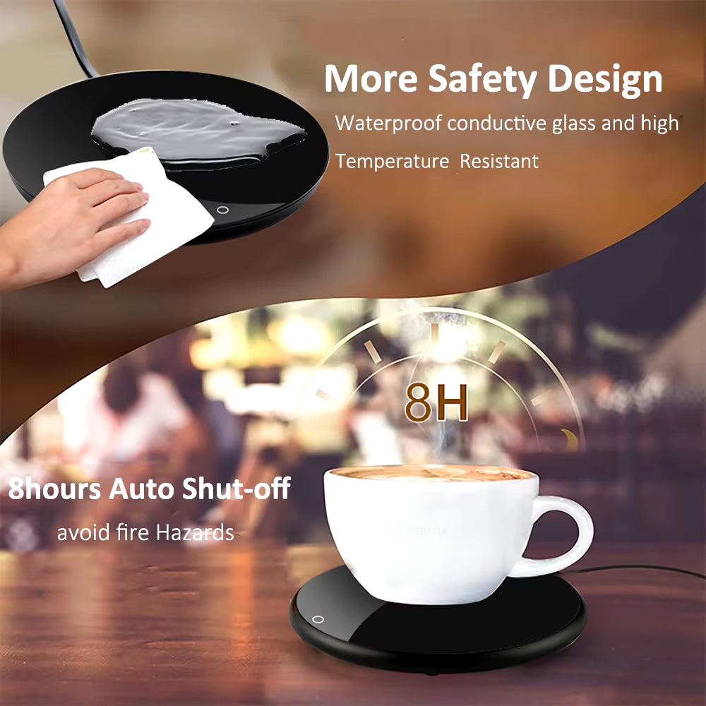 USB Mug Warmer - Electric Coffee Cup Heater for Home & Office, Perfect for Milk, Tea, and More!