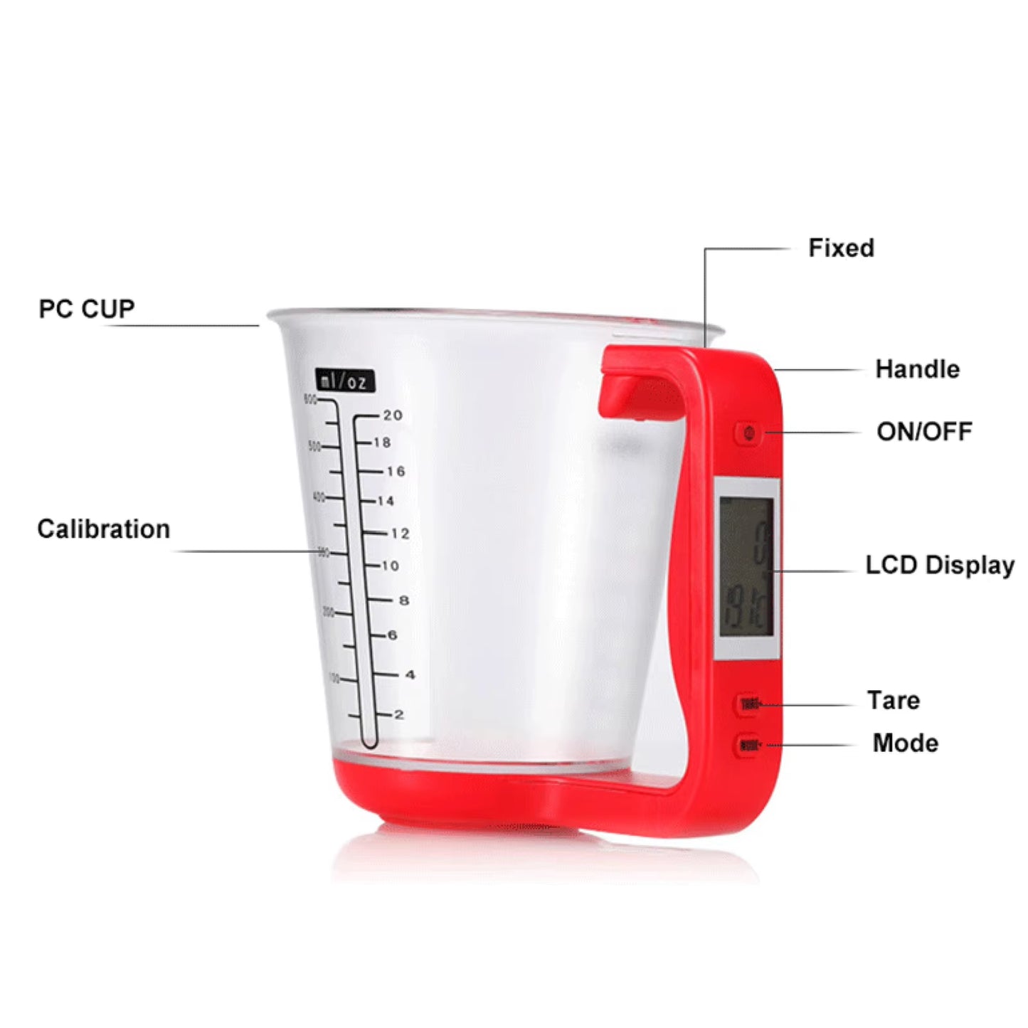 Kitchen Scale with LCD Display! Automatic Measuring